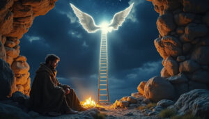 découvrez le symbolisme de l’échelle de jacob et sa signification spirituelle : un pont entre le ciel et la terre, porteur de rêves, d’espoir et d’élévation.